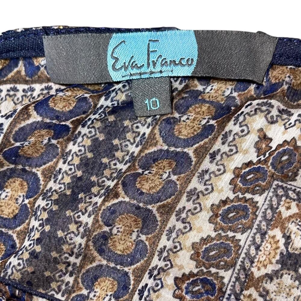 Anthropologie Blouse Ruffle Boxy Boho - Picture 5 of 11